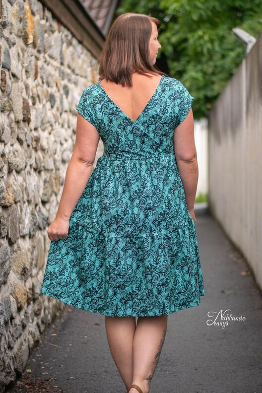 Crossover Dress Damen Gr. 32 - 54 image number 4