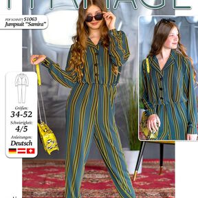 Jumpsuit SAMIRA Nähanleitung + Schnitt