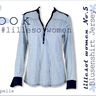 Ebook / Nähanleitung Damen Blusenshirt Jersey inkl. A0-Datei thumbnail number 1