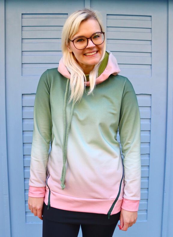 Ebook Hoodie / Hoodiekleid Liora Gr.34-54 m. Ebenendatei image number 4