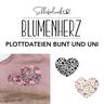 Plotterdatei Blumenherz | Schleiferlwerk  thumbnail number 1