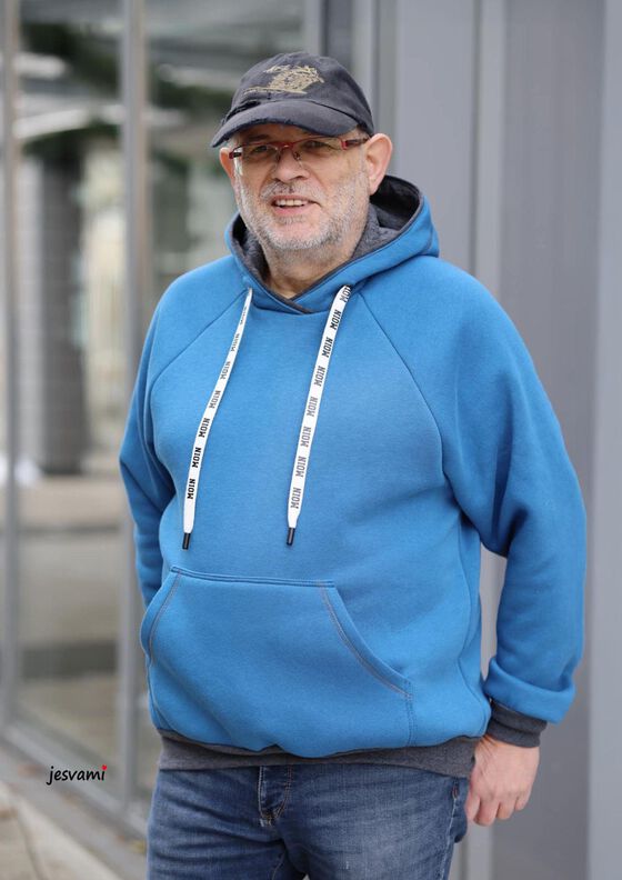 Raglanhoodie Herren –  Schnittmuster Gr. XS-4XL – Denver  image number 4