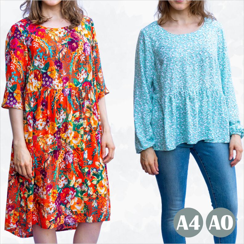 Damen Bluse/Kleid „Marie“ mit lockerer Passform BU 80-116 image number 1