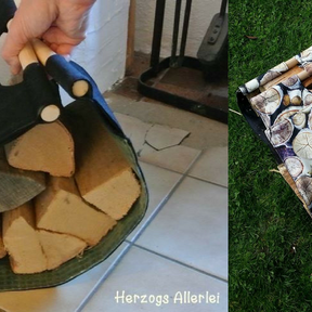 Kaminholztrage - Nähanleitung und Schnittmuster