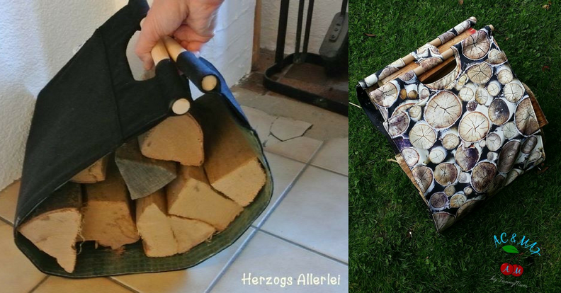 Kaminholztrage - Nähanleitung und Schnittmuster image number 2