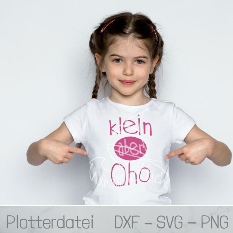 Plotterdatei - klein aber oho - SVG, DXF, PNG image number 1
