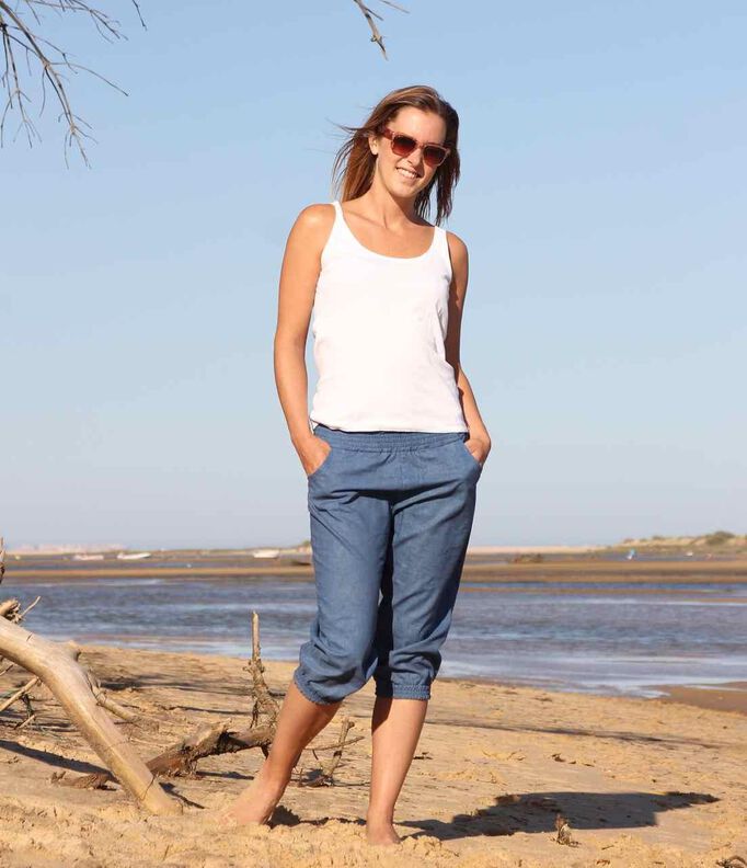 Sommerhose / 3/4 Hose "Nicki", Schnittmuster Gr. 158-46 image number 5
