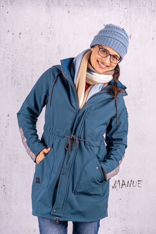 Softshellmantel Damen - Schnittmuster 32-58-meine CARRY #102 image number 5