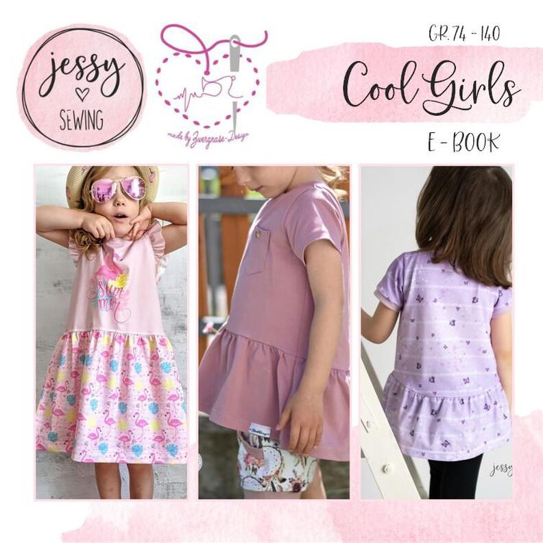 *Coolgirls* Jessy Sewing Tunika Kleid Nähanleitung image number 1