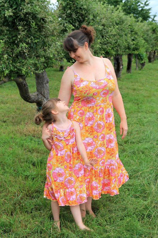 *Girls Ruffle Dress* Kleid GR. 74 BIS 158 Sommerkleid Boho image number 10