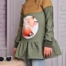 *Girls Raglan Dress* Hoodiekleid Tunika Ballonärmel  thumbnail number 6