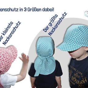 Bandana | mit & ohne Schirm | mit & ohne Nackenschutz 