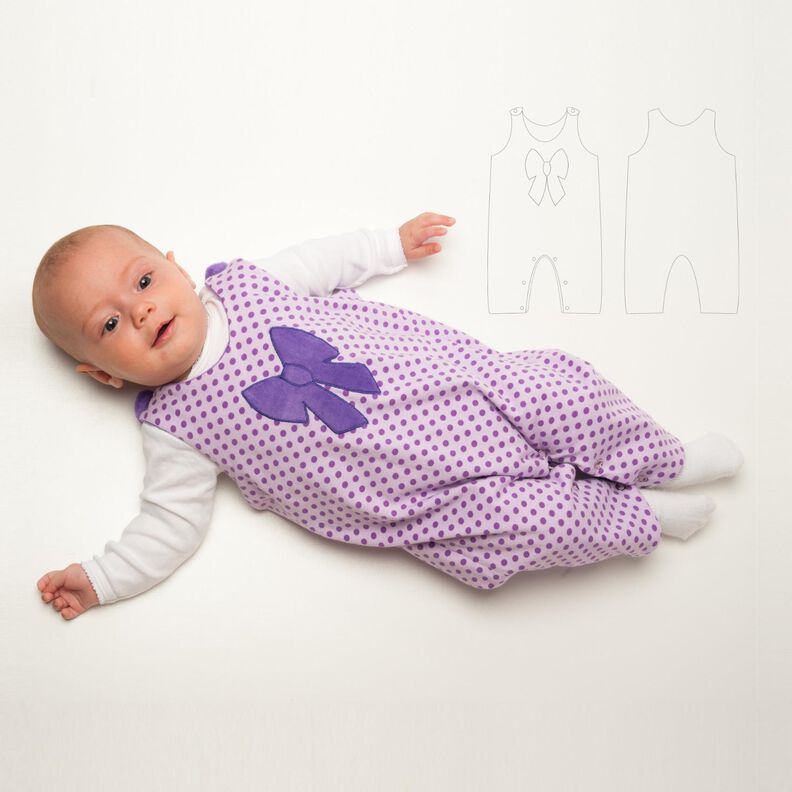 PLINIO Baby Overall zum Wenden mit Druckkn&ouml;pfen im Schnitt image number 1