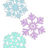 Plotterdatei let it snow Schneeflocken thumbnail number 1
