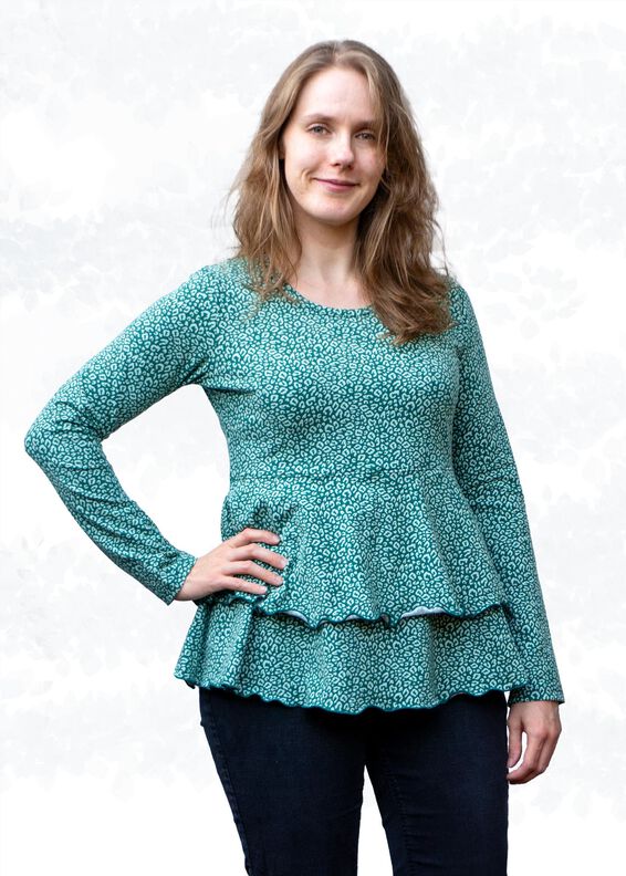 Leonie Stufenshirt mit Empire-Teilung BU 80-116, A4+A0 image number 2