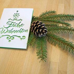 Plotterdatei Weihnachtskarte
