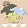 Charly – Babyjacke mit Kapuze oder Kragen Gr. 44-98, A4+A0 thumbnail number 1
