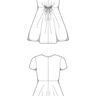 Jersey Kleid Schnittmuster Damen V-Ausschnitt Kurze Ärmel thumbnail number 10