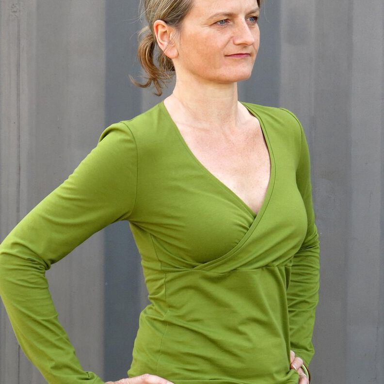 FRAU LIESE - Langarmshirt in Wickeloptik XS-XXL image number 6
