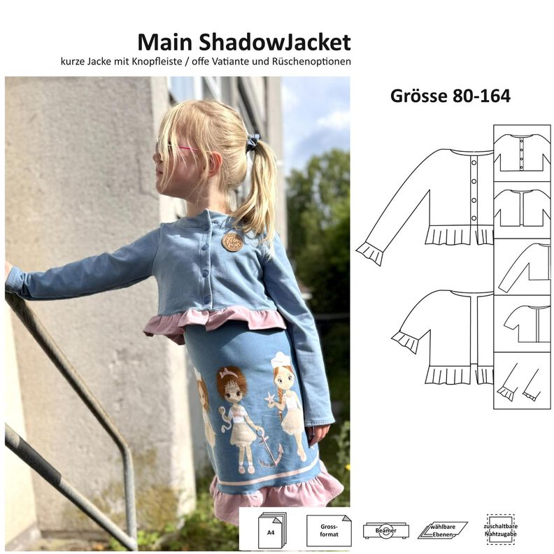 Main ShadowJacket - Kurz-Jacke - 80-164 - inkl. Beamervers. image number 1