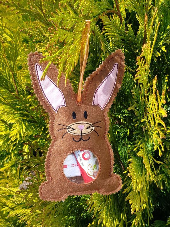 Stickdatei Hase ITH Füllobjekt Wunscherfüller image number 5
