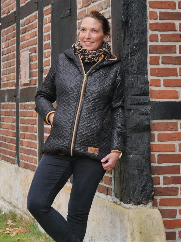 Steppjacke Damen – Schnittmuster Gr. 32-58 – Vika #112 image number 8