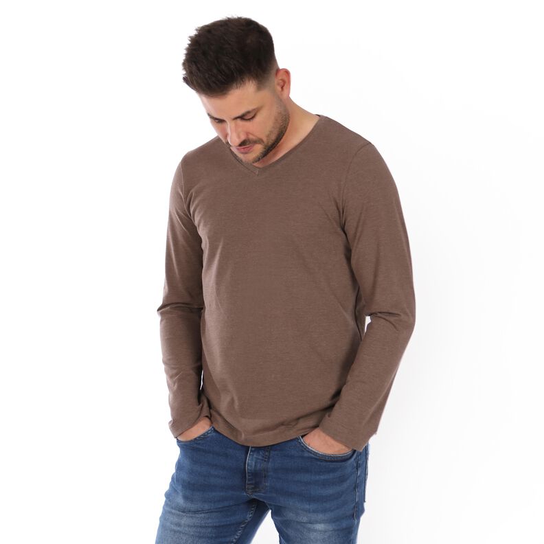  HERR ERIK - Shirt mit V-Ausschnitt  XS-XXL image number 3