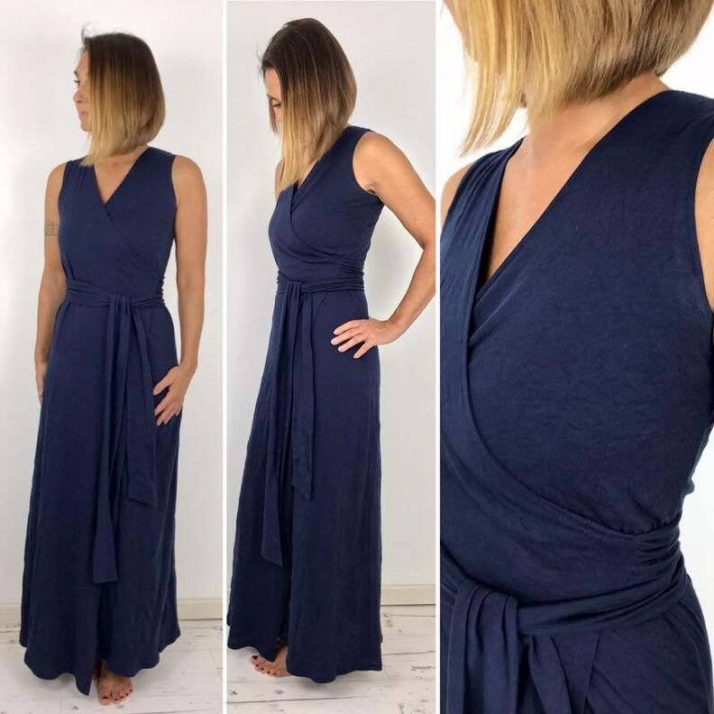 Kleid, Wickelkleid "Livien", Schnittmuster Gr. 158-46 image number 5