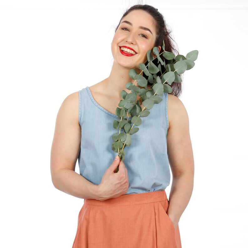 FRAU CARRY - weiter Rock mit Gummibund im Rückenteil  XS-XXL image number 8