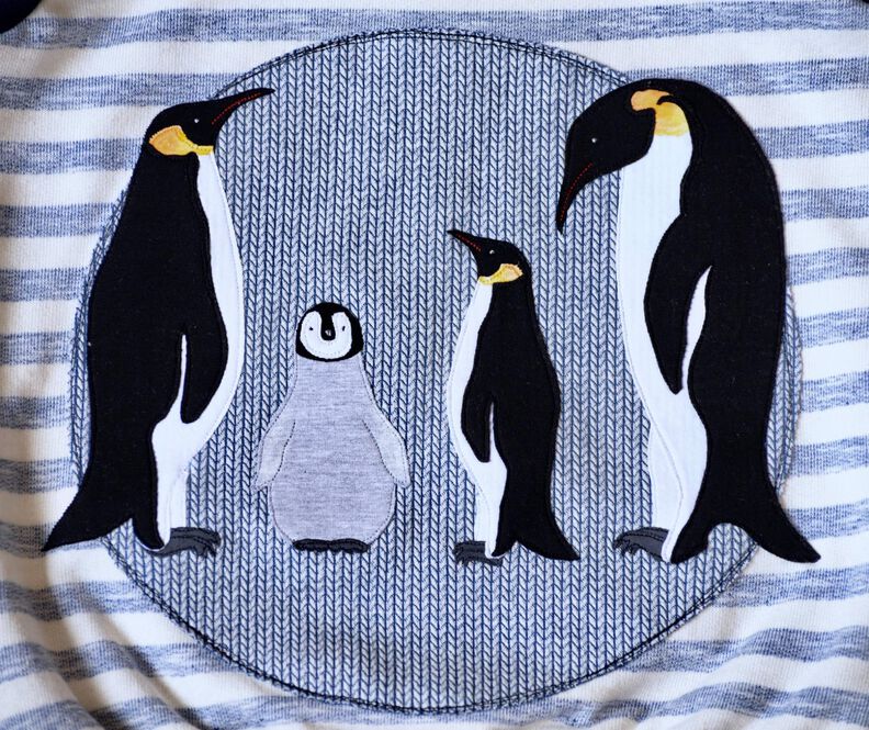 Kombi E-Book Applikationsvorlage Pinguinfamilie image number 1