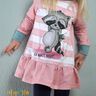 *Girls Raglan Dress* Hoodiekleid Tunika Ballonärmel  thumbnail number 5