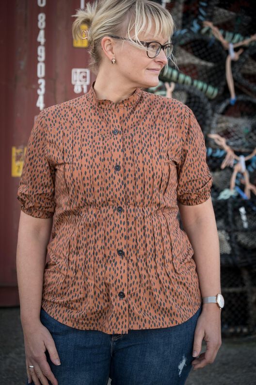Anna- Schnittmuster und Nähanleitung Damen Bluse 34-50 image number 7