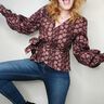 Wickelbluse PIMENTA (34-56) Bluse mit Schleife Schnittmuster thumbnail number 7