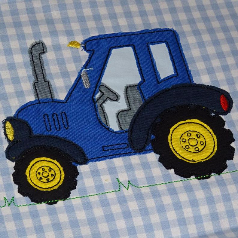 Traktor Doodle Stickdatei image number 1