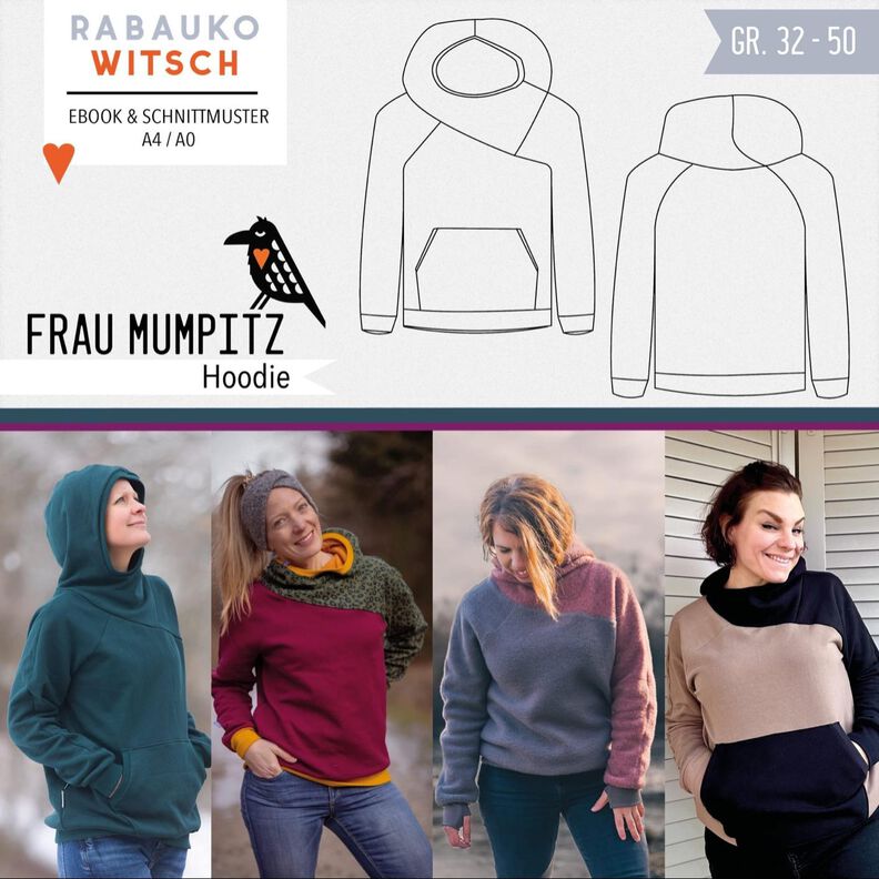 Frau Mumpitz Hoodie Gr. 32-50 image number 1