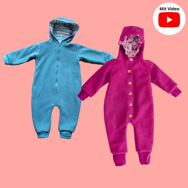 Baby Walkanzug Jumpsuit Outdoor Overall PADAN ♥ Gr. 56-98 image number 1