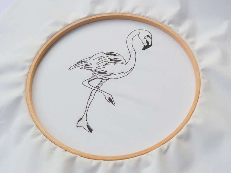 Stickdatei Flamingo Kontur SET image number 3