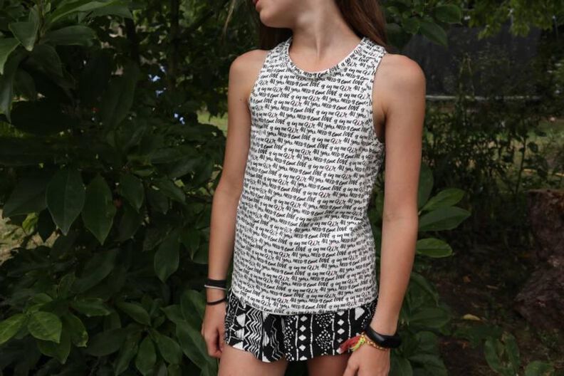 Kinder Träger Top oder Sommer Kleid KETIKA ♥ Gr. 92-164 image number 8