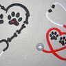 Stickdatei - Tierarzt Stethoskop Tierliebe thumbnail number 3