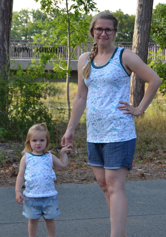 Träger Top optional Rüsche & Knopfleiste RELA ♥Gr. XS-XXL image number 4