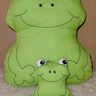 Frosch ITH 6cm bis 13cm Stickdatei  thumbnail number 3