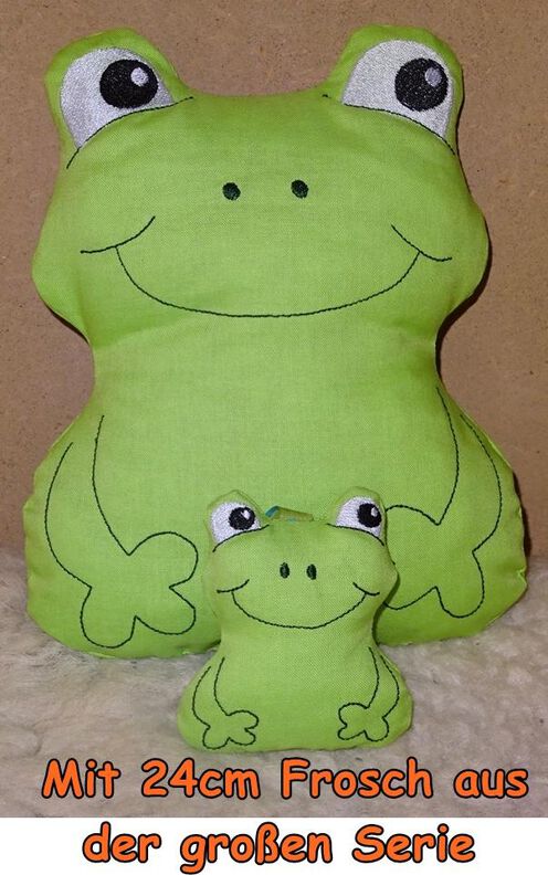 Frosch ITH 6cm bis 13cm Stickdatei image number 3