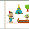 Indianer Kissen + Taschenbild ITH Stickdatei thumbnail number 7