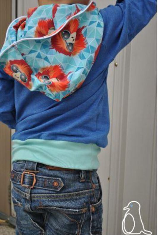 Ebook/Nähanleitung Raglan-Hoodie MICO Jungs Gr. 80 - 176 image number 3