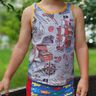 Kids Shirt Ärmellos Top Schößchen Unterhemd RELA ♥Gr. 92-164 thumbnail number 5