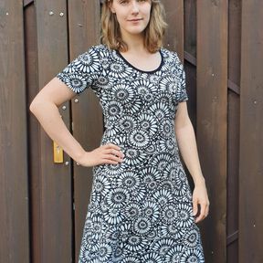 Lola - enges Jerseykleid, 4 &Auml;rmell&auml;ngen, BU 80-116 A4+A0
