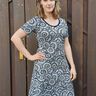 Lola - enges Jerseykleid, 4 Ärmellängen, BU 80-116 A4+A0 thumbnail number 2