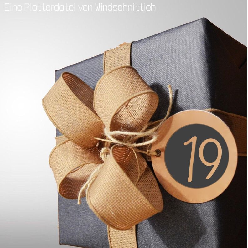 Plotterdatei - Adventskalender Zahlen  image number 3