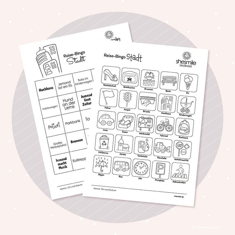 Reise-Bingo für Kinder (Druckvorlage & Spielideen) image number 9