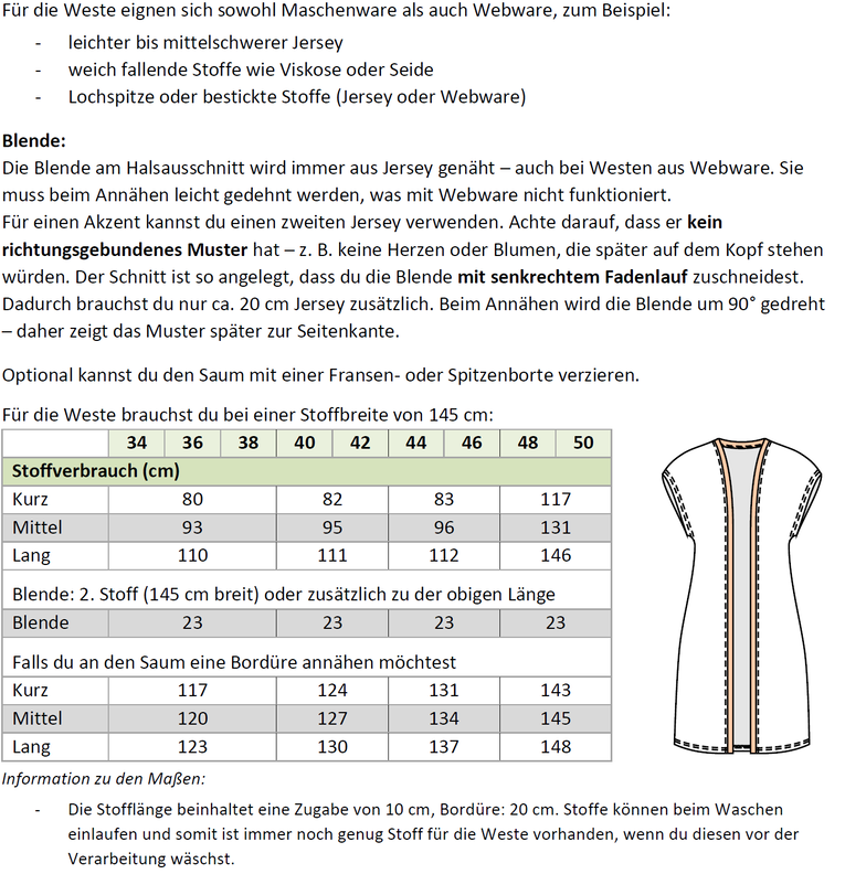 Mia – Offene Weste & ärmelloser Cardigan 3 Längen Gr. 34-50 image number 9